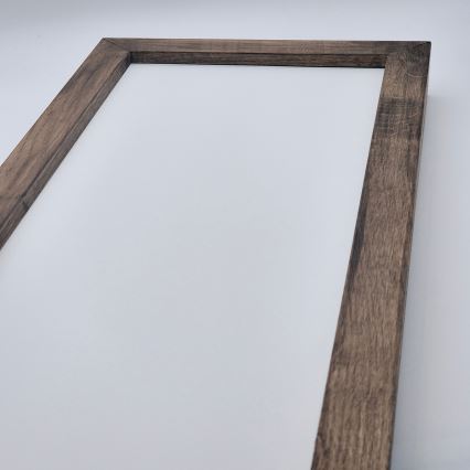 Brilagi - LED таванно осветително тяло за баня WOODY FRAME LED/40W/230V 120x30 см IP44 дъб/орех