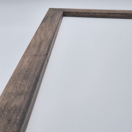 Brilagi - LED таванно осветително тяло за баня WOODY FRAME LED/40W/230V 120x30 см IP44 дъб/орех