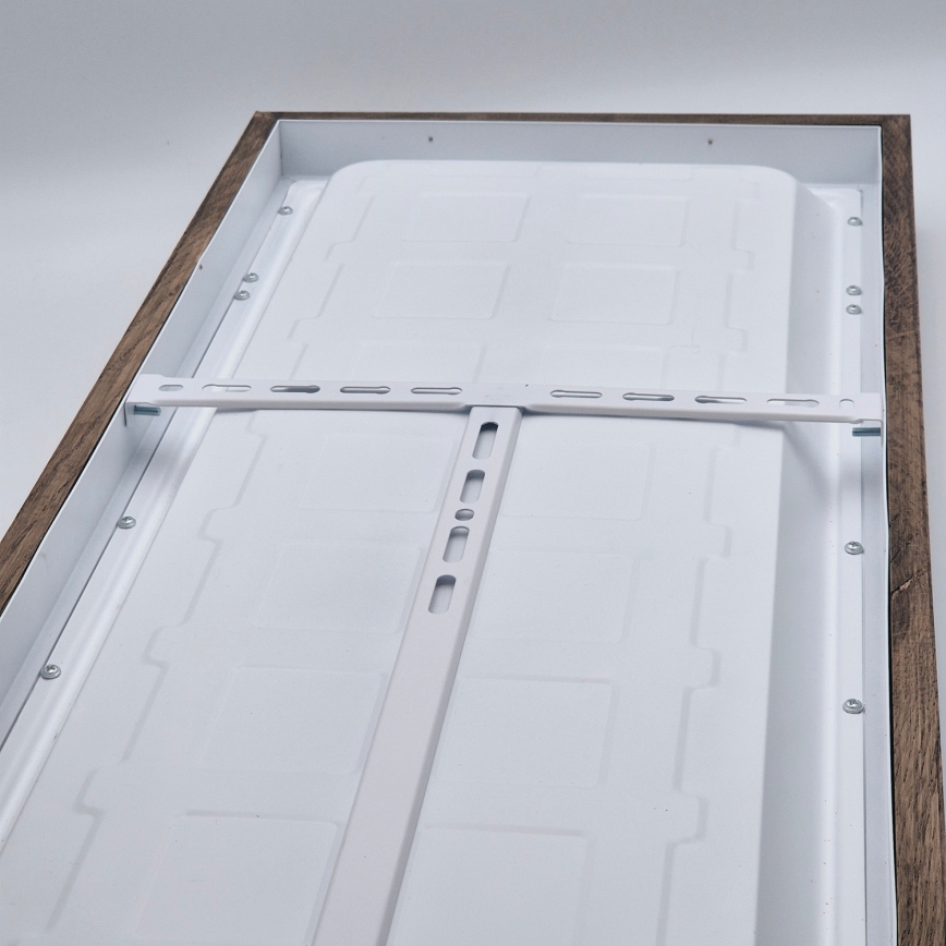 Brilagi - LED таванно осветително тяло за баня WOODY FRAME LED/40W/230V 120x30 см IP44 дъб/орех