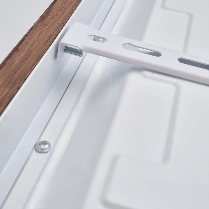 Brilagi - LED таванно осветително тяло за баня WOODY FRAME LED/40W/230V 60x60 см IP44 дъб/череша