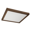 Brilagi - LED Осветително тяло за баня WOODY FRAME LED/40W/230V 60x60 см IP44 орех