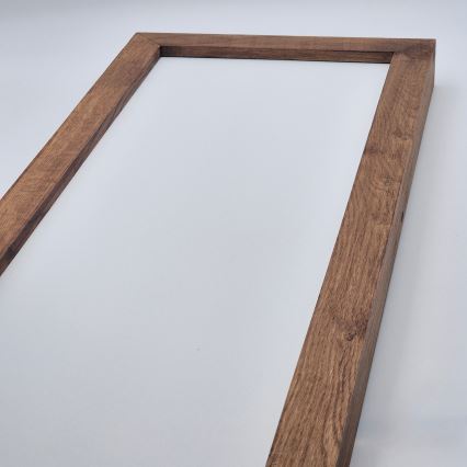 Brilagi - LED таванно осветително тяло за баня WOODY FRAME LED/50W/230V 120x30 cm IP44 дъб/череша