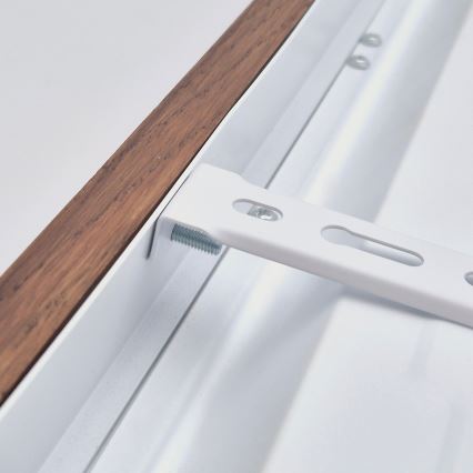 Brilagi - LED таванно осветително тяло за баня WOODY FRAME LED/50W/230V 120x30 cm IP44 дъб/череша