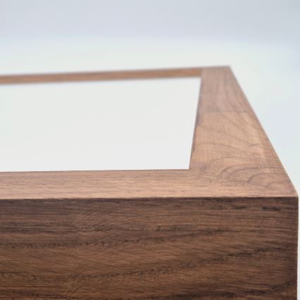 Brilagi - LED таванно осветително тяло за баня WOODY FRAME LED/50W/230V 60x60 cm IP44 дъб череша