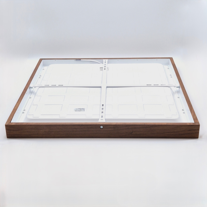 Brilagi - LED таванно осветително тяло за баня WOODY FRAME LED/50W/230V 60x60 cm IP44 дъб череша