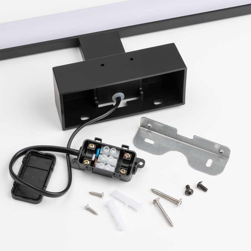 Brilagi - LED осветление за огледало в банята 3 в 1 VESTRA LED/15W/230V 80 см IP44 черно