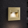 Brilagi - LED осветително тяло за стълби STEP LIGHT LED/1,5W/230V IP44 златисто