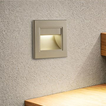 Brilagi - LED осветително тяло за стълби STEP LIGHT LED/1,5W/230V IP44 златисто