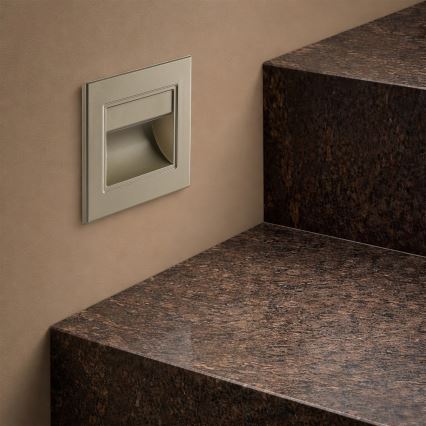 Brilagi - LED осветително тяло за стълби STEP LIGHT LED/1,5W/230V IP44 златисто