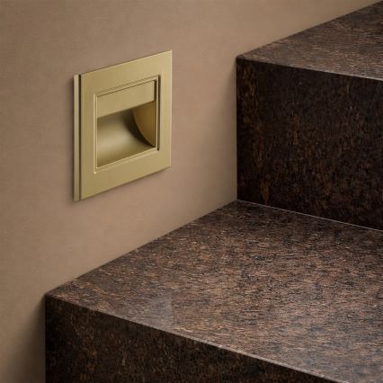 Brilagi - LED осветително тяло за стълби STEP LIGHT LED/1,5W/230V IP44 златно