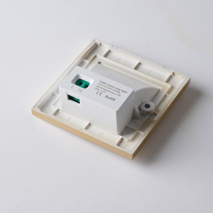 Brilagi - LED осветително тяло за стълбище със сензор STEP LIGHT LED/1,5W/230V IP44 златисто