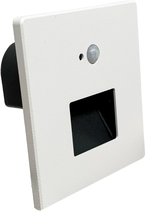 Brilagi - LED осветително тяло за стълбище с сензор за движение и сумрак JACK LED/3W/230V 3000/4000/6500K IP65 бяло