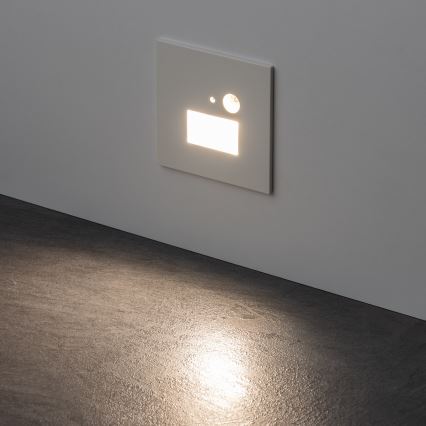 Brilagi - LED осветително тяло за стълбище с сензор за движение и сумрак JACK LED/1,5W/230V 3000/4000/6500K бяло