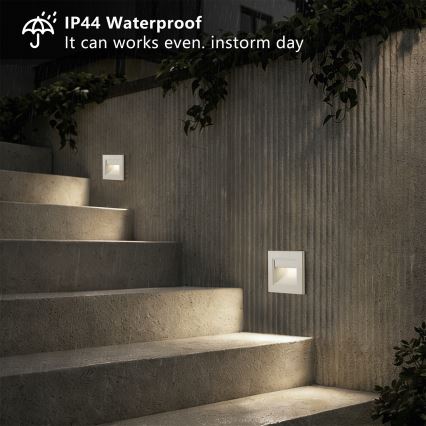 Brilagi - LED осветително тяло за стълбище STEP LIGHT LED/1,5W/230V IP44 бяло