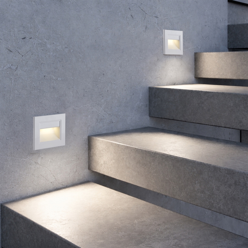 Brilagi - LED осветително тяло за стълбище STEP LIGHT LED/1,5W/230V IP44 бяло