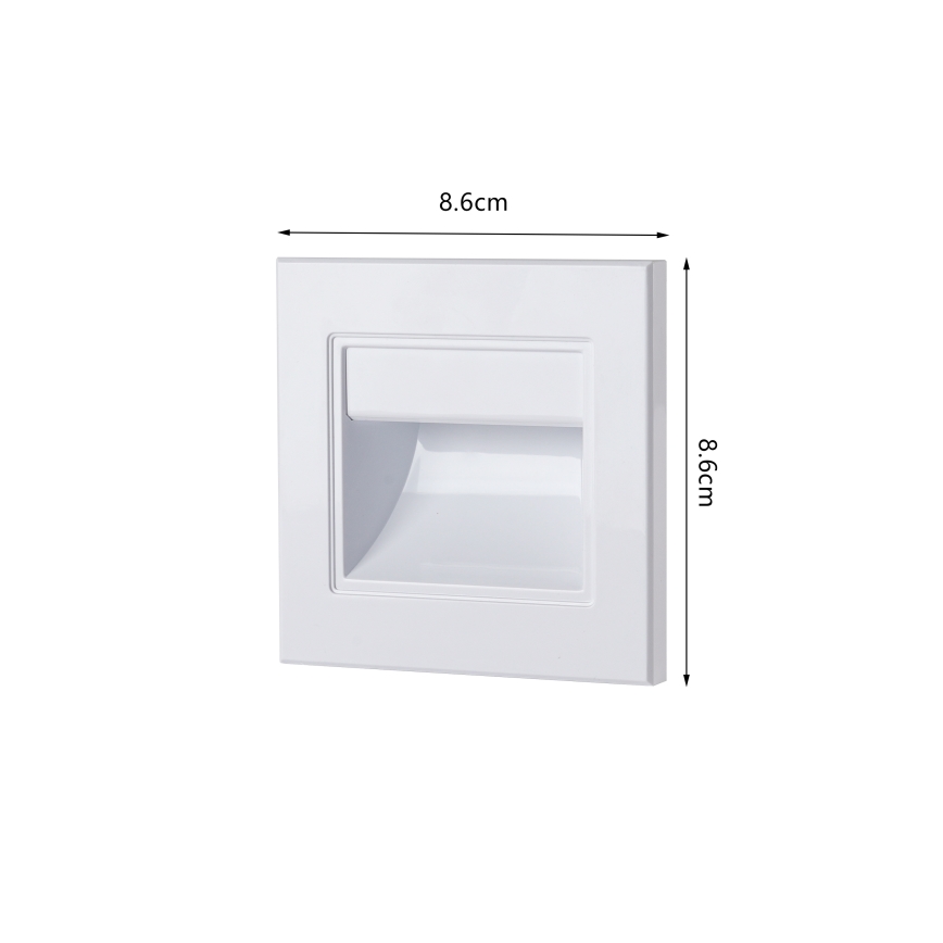 Brilagi - LED осветително тяло за стълбище STEP LIGHT LED/1,5W/230V IP44 бяло