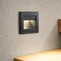 Brilagi - LED осветително тяло за стъпала STEP LIGHT LED/1,5W/230V IP44 черно