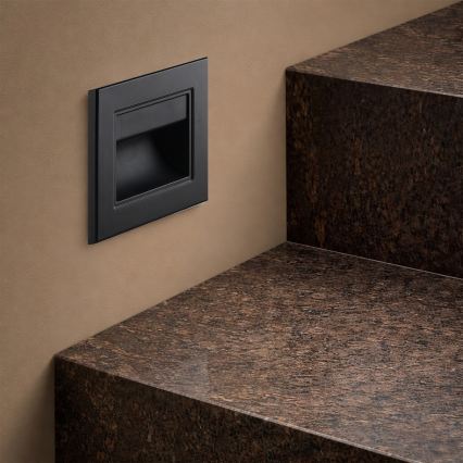 Brilagi - LED осветително тяло за стъпала STEP LIGHT LED/1,5W/230V IP44 черно