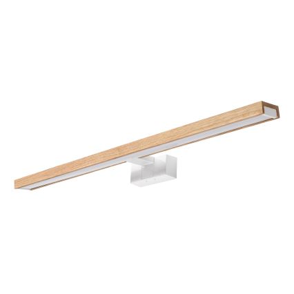 Brilagi - LED осветление за огледало за баня 3 в 1 WOODY MIRROR LED/15W/230V 80 cm IP44 бял/дъб
