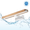 Brilagi - LED осветление 3 в 1 за огледало за баня WOODY MIRROR LED/8W/230V 40 cm IP44 бяло/дъб