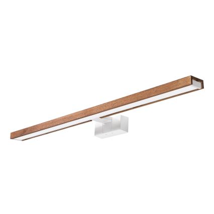 Brilagi - LED осветление за огледало в банята 3 в 1 WOODY MIRROR LED/15W/230V 80 см IP44 бяло/дъб череша