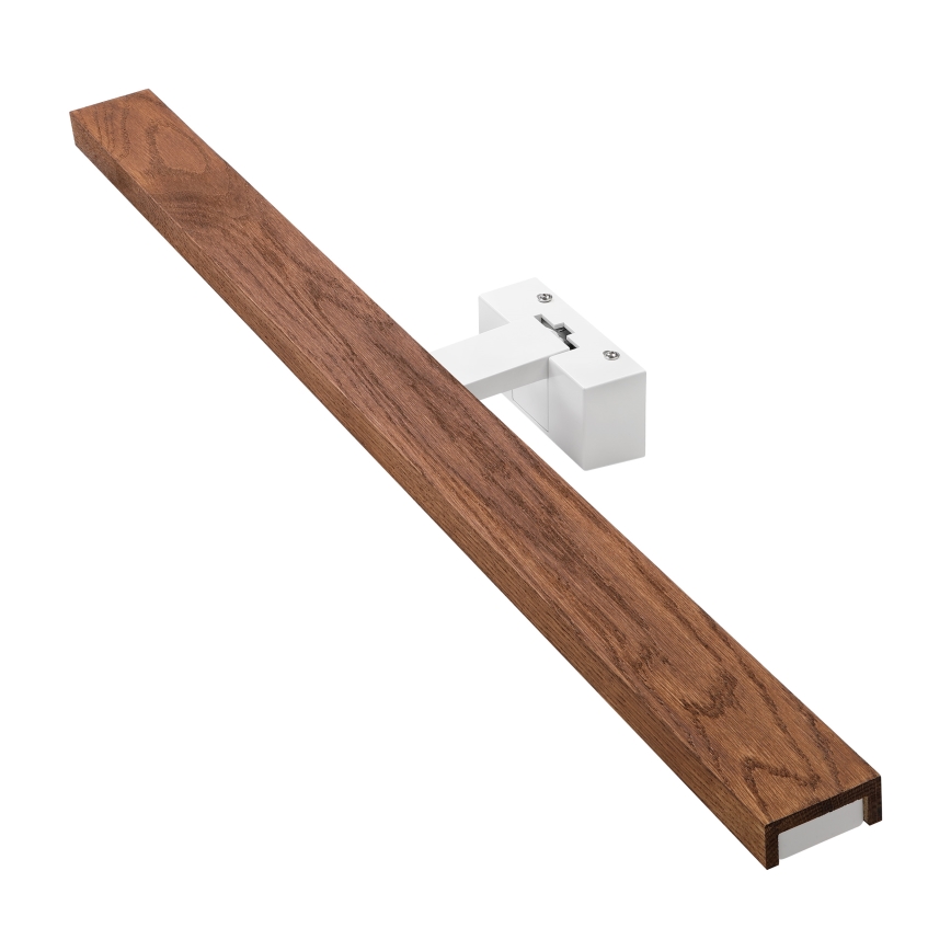 Brilagi - LED осветление за огледало в банята 3 в 1 WOODY MIRROR LED/15W/230V 80 см IP44 бяло/дъб череша