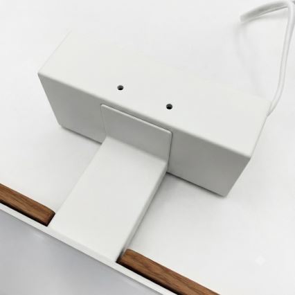 Brilagi - LED осветление за огледало в банята 3 в 1 WOODY MIRROR LED/15W/230V 80 см IP44 бяло/дъб череша