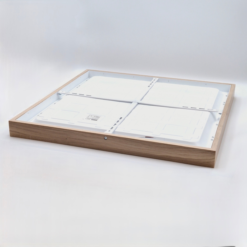 Brilagi - LED Вградено осветление за баня WOODY FRAME LED/40W/230V 60x60 cm IP44 дъб