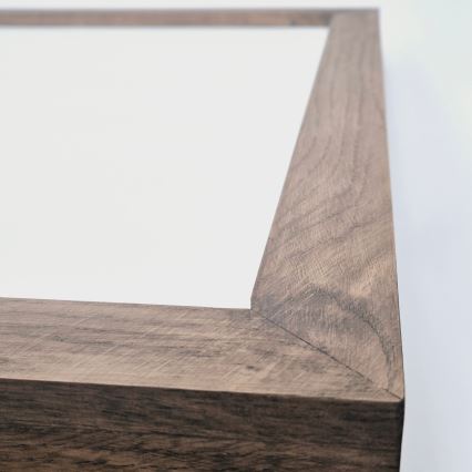 Brilagi - LED Осветително тяло за баня WOODY FRAME LED/40W/230V 60x60 см IP44 орех