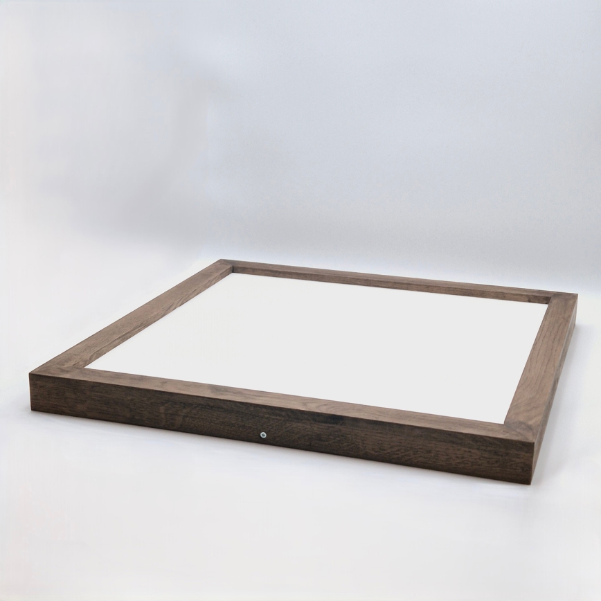 Brilagi - LED Осветително тяло за баня WOODY FRAME LED/40W/230V 60x60 см IP44 орех