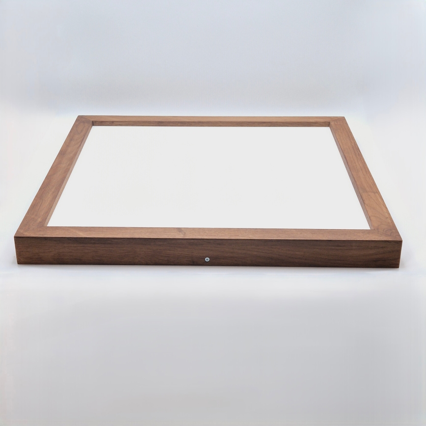 Brilagi - LED Плафон за баня WOODY FRAME LED/50W/230V 60x60 см IP44 дъб череша