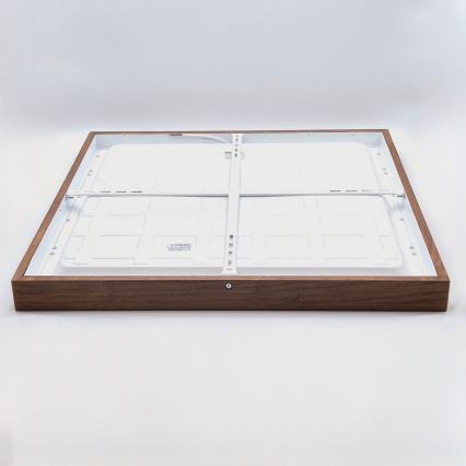 Brilagi - LED Плафон за баня WOODY FRAME LED/50W/230V 60x60 см IP44 дъб череша