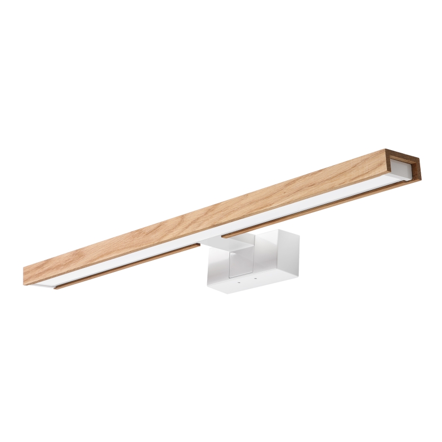 Brilagi - LED осветление за огледало за баня 3 в 1 WOODY MIRROR LED/12W/230V 60 см IP44 бял/дъб