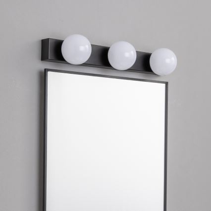 Brilagi - LED осветление за огледало за баня HOLLYWOOD 3xLED/3W/230V 39 cm IP44 черно