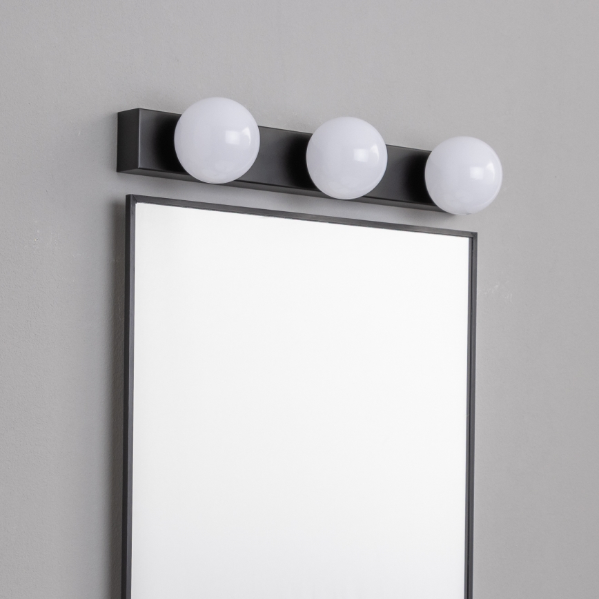 Brilagi - LED осветление за огледало за баня HOLLYWOOD 3xLED/3W/230V 39 cm IP44 черно