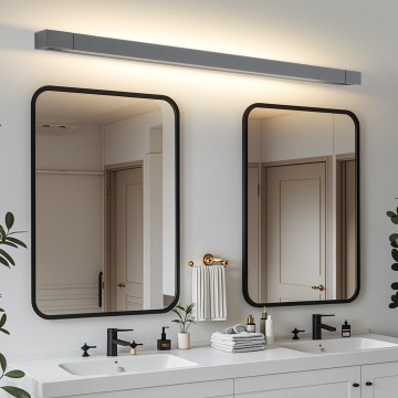 Brilagi - LED осветление за огледало в банята AQUA LINE LED/36W/230V 120 cm IP44 антрацит CRI 90