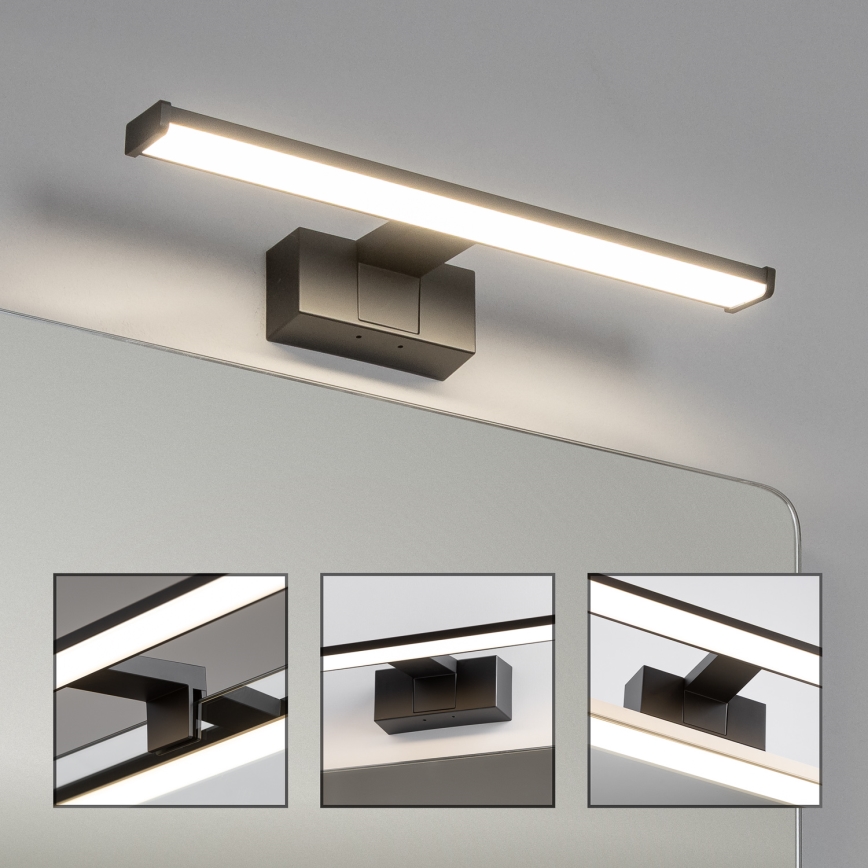 Brilagi - LED осветление за огледало за баня 3 в 1 VESTRA LED/8W/230V 40 см IP44 черно