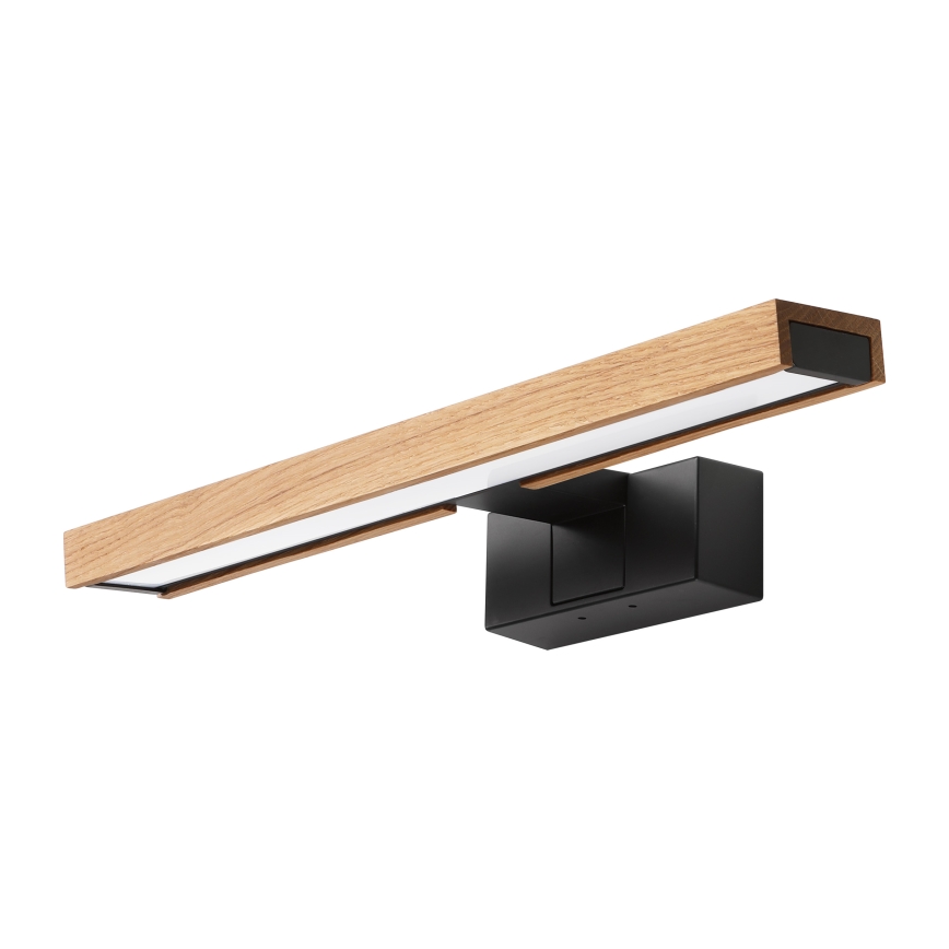 Brilagi - LED осветление за огледало за баня 3 в 1 WOODY MIRROR LED/8W/230V IP44 черно/дъб