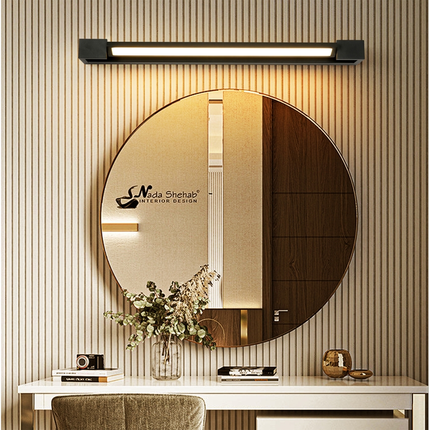 Brilagi - LED осветление за огледало за баня AQUA LINE LED/18W/230V 60 cm IP44 черно CRI 90