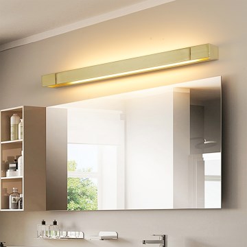 Brilagi - LED осветление за огледало за баня AQUA LINE LED/18W/230V 60 cm IP44 златисто CRI 90