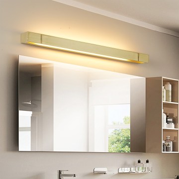 Brilagi - LED осветление за огледало за баня AQUA LINE LED/24W/230V 90 cm IP44 златисто CRI 90