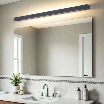 BRILAGI - LED осветление за огледало в банята AQUA LINE LED/28W/230V 100 cm IP44 черно CRI 90