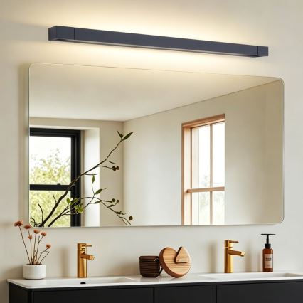 BRILAGI - LED осветление за огледало в банята AQUA LINE LED/28W/230V 100 cm IP44 черно CRI 90