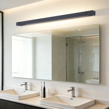 BRILAGI - LED осветление за огледало в банята AQUA LINE LED/28W/230V 100 cm IP44 черно CRI 90