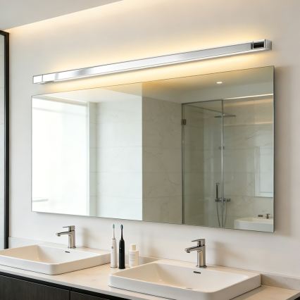 BRILAGI - LED огледално осветление за баня AQUA LINE LED/36W/230V 120 cm IP44 лъскав хром CRI 90
