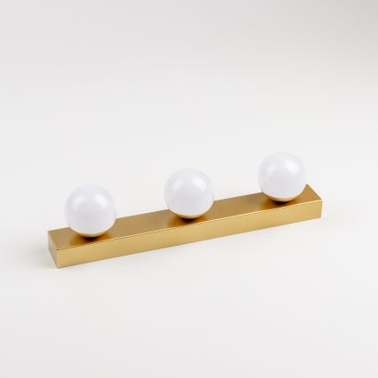 Brilagi - LED осветление за огледало за баня HOLLYWOOD 3xLED/3W/230V 39 cm IP44 златисто