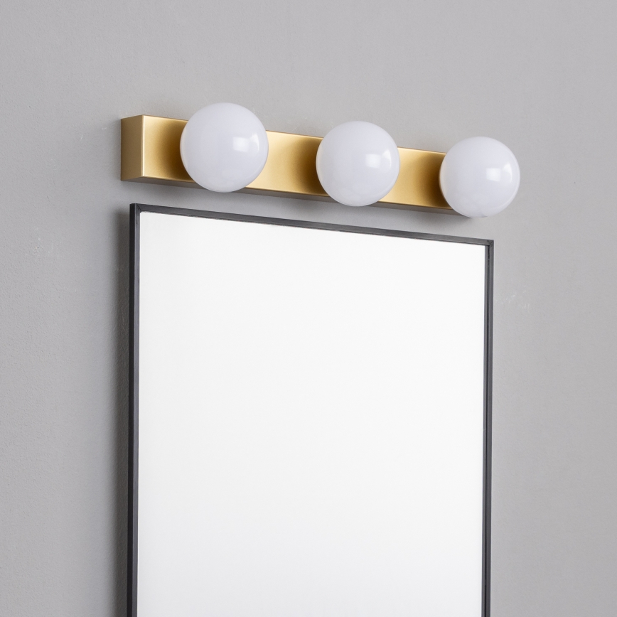 Brilagi - LED осветление за огледало за баня HOLLYWOOD 3xLED/3W/230V 39 cm IP44 златисто