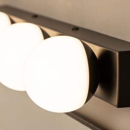 Brilagi - LED осветление за огледало за баня HOLLYWOOD 4xLED/3W/230V 53 cm IP44 черно