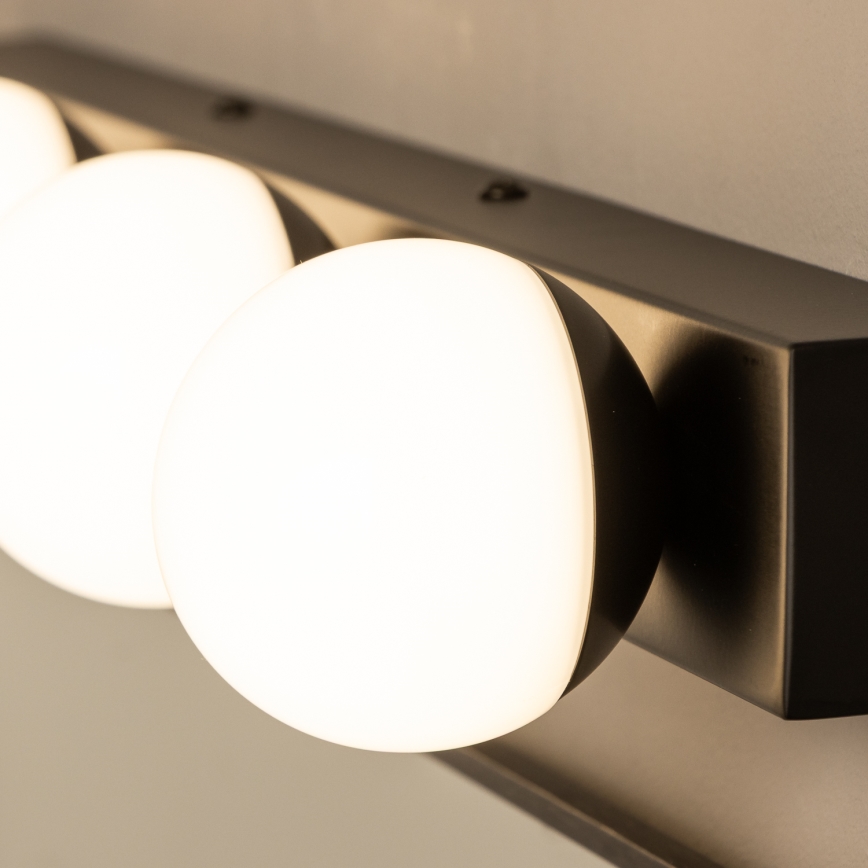Brilagi - LED осветление за огледало за баня HOLLYWOOD 4xLED/3W/230V 53 cm IP44 черно