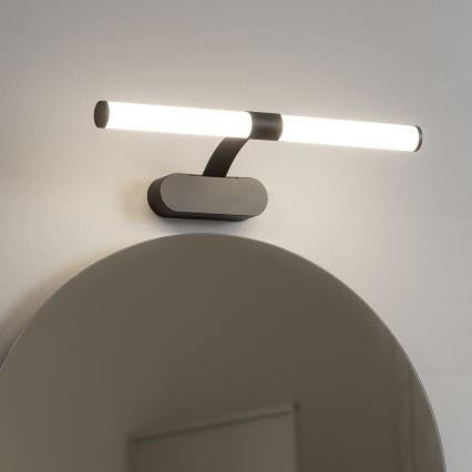 Brilagi - LED осветление за огледало в банята 2 в 1 TUBEO LED/6W/230V 40 cm IP44 черен